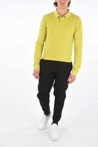 piquè cotton 2 button polo shirt