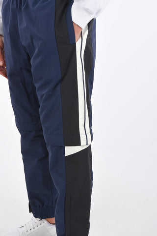 Nylon Modular Pants with Elastic Waistband and Ankle Zips