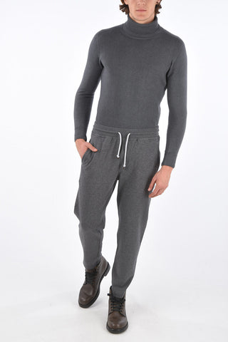 drawstring waist jogger pants