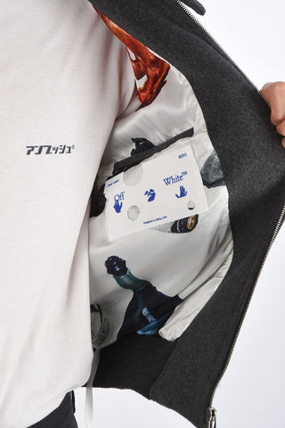 embroidered back AVIATOR jacket