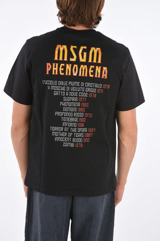 DARIO ARGENTO X MSGM Crew Neck Printed T-Shirt
