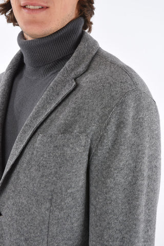center vent notch lapel 2-button blazer