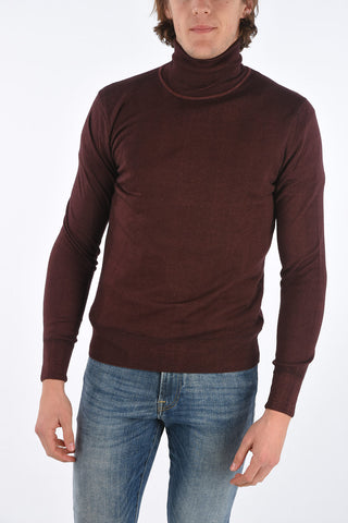 Maglia LIOR a collo alto in lana merino