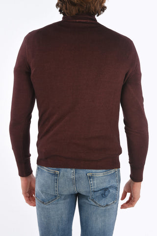 Maglia LIOR a collo alto in lana merino