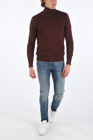 Maglia LIOR a collo alto in lana merino