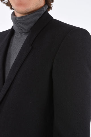 side vents peak lapel 1-button blazer