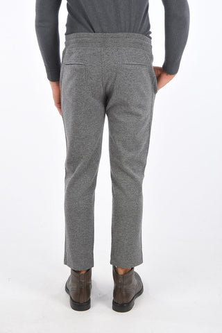 cashmere blend drawstring waist jogger pants