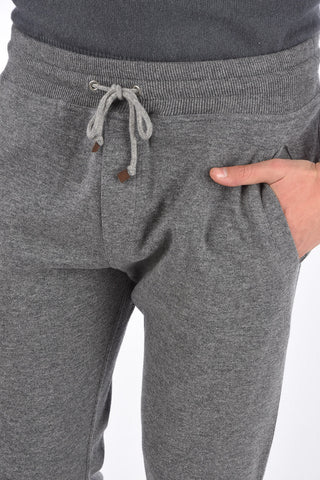 cashmere blend drawstring waist jogger pants