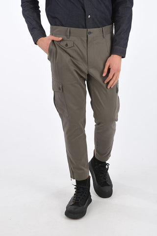 Cargo Pants with Ankle Zips and Belt Loops