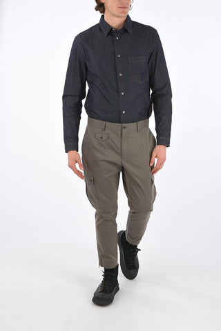Cargo Pants with Ankle Zips and Belt Loops