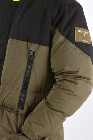 piumino SLEEPING BAG con cappuccio e pelliccia