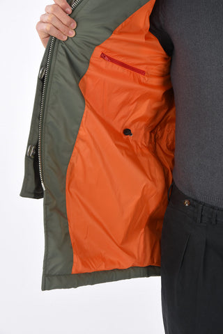 frog closure duffel with hood