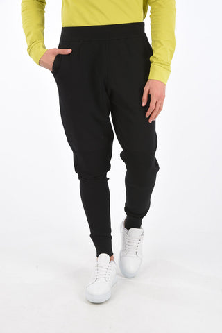 pantalone jogger con coulisse in vita