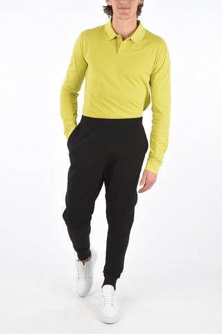 pantalone jogger con coulisse in vita