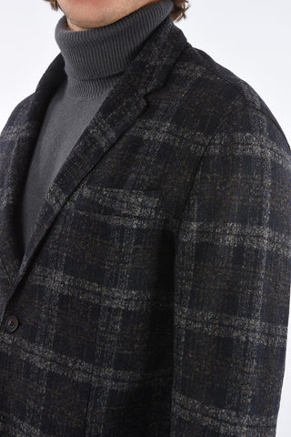 center vent notch lapel 2-button blazer