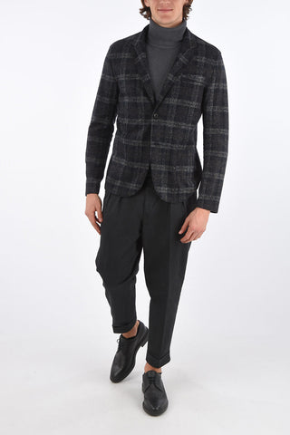 center vent notch lapel 2-button blazer