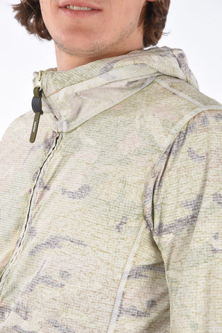 Hooded Windbreaker with Drawstring