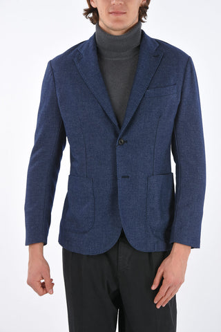 side vents notch lapel 2-button blazer