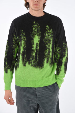 Crew Neck Pullover with Color Shades