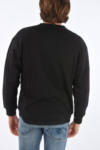 printed WINDOW crew-neck sweatshirt