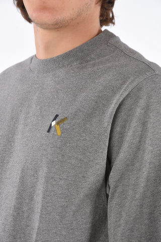 Crew Neck T-Shirt with Embroidered Logo