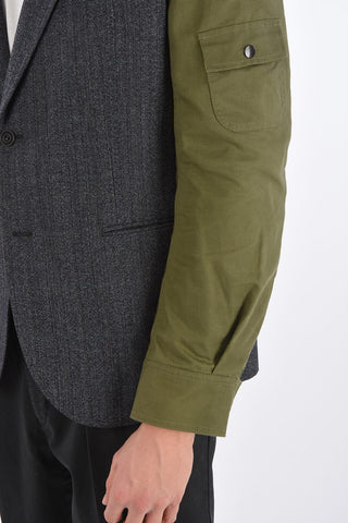 MAN no vent 2-button blazer