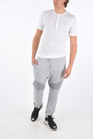 UNDERWEAR Ribbed Crew Neck T-Shirt with Buttons