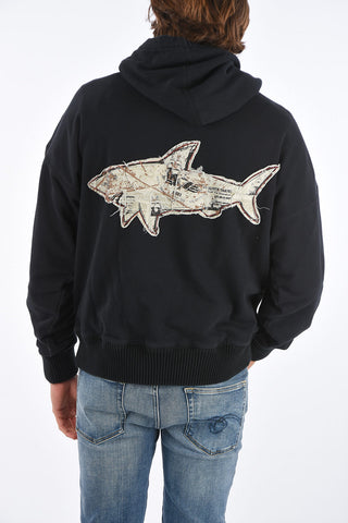 embroidered hoodie sweatshirt