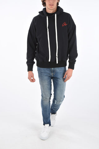 embroidered hoodie sweatshirt