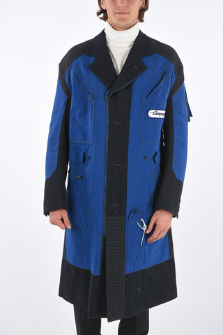 MAN CAMPAGNOLO zip closure chesterfield coat