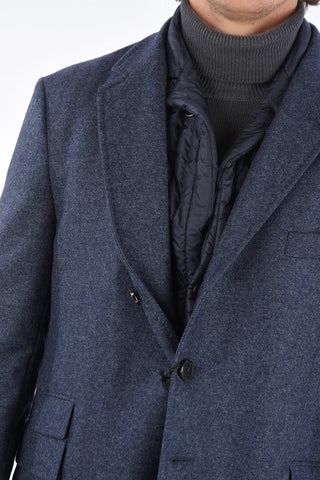 ID Quilted Lining Blazer with Removable Details