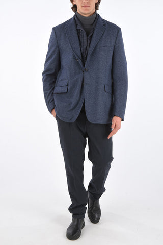 ID Quilted Lining Blazer with Removable Details