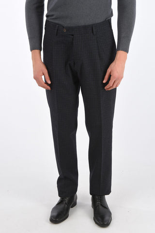 side vents peak lapel AARAGONA double breasted suit