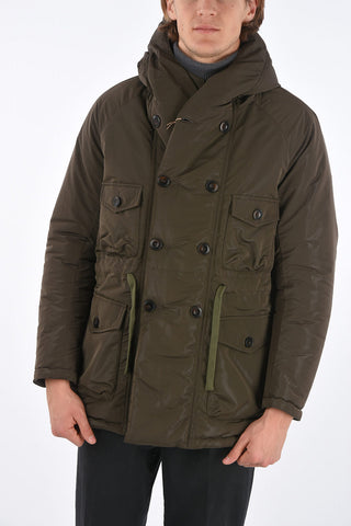 hooded padded jacket