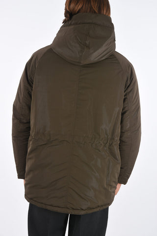 hooded padded jacket
