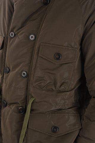 hooded padded jacket