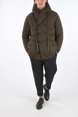 hooded padded jacket