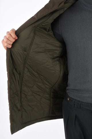 hooded padded jacket