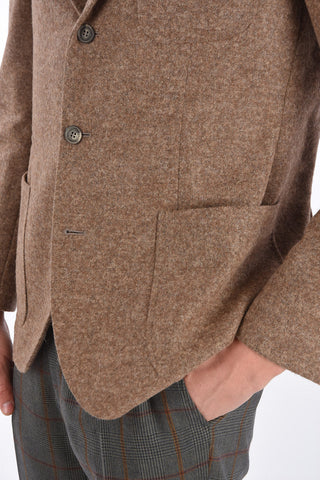 side vents notch lapel 3-button blazer