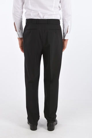 pantalone con passanti a vita regolare