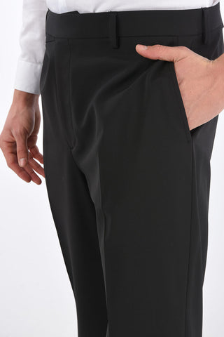 pantalone con passanti a vita regolare