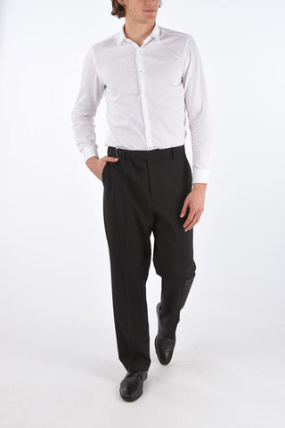 pantalone con passanti a vita regolare