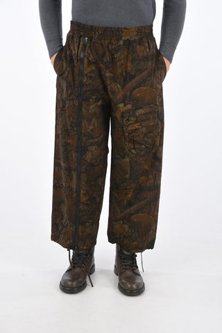 camouflage PIETERJAN drawstring waist cargo pants