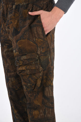 camouflage PIETERJAN drawstring waist cargo pants