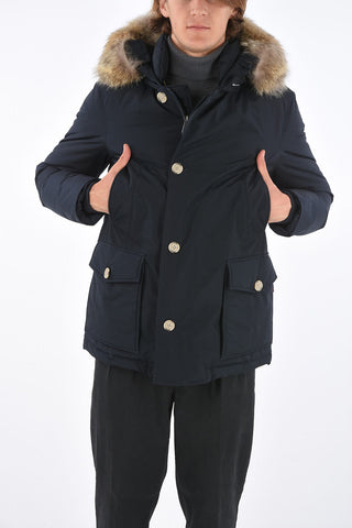 hooded down jacket