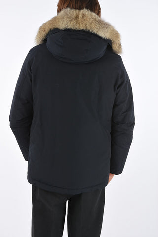 hooded down jacket