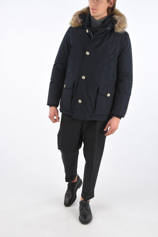 hooded down jacket