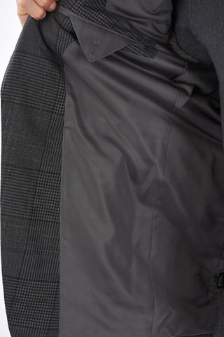 district check center vent peak lapel 2-button SHELTON suit drop 7R