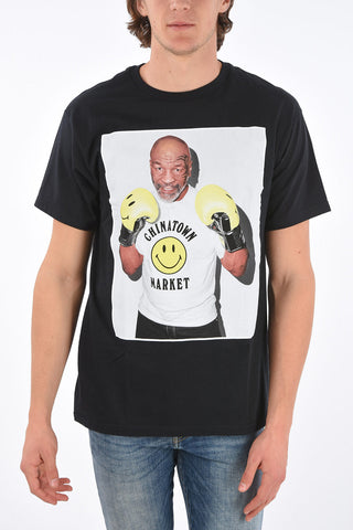 SMILEY t-shirt girocollo con stampa Mike Tyson