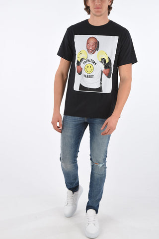 SMILEY t-shirt girocollo con stampa Mike Tyson